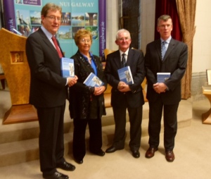 President Jim Browne, R Editor Niamh O Dochartaigh, Gearoid O Tuathaigh,, Prof. Alan Ahearne 